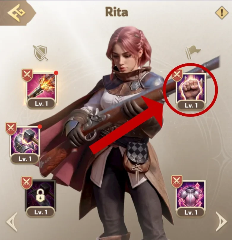 Priority Expedition Skill (Joiner Ability) on the hero screen