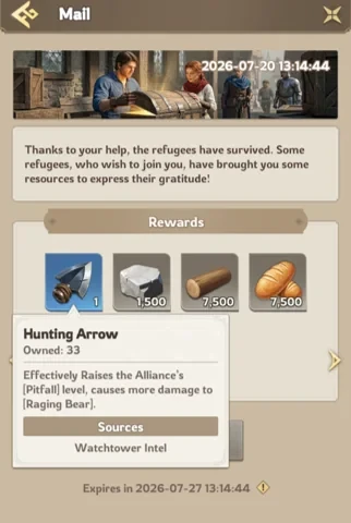 Gaining Hunting Arrows for the Bear Hunt
